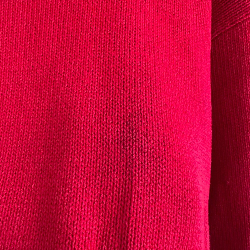 Vintage Red Turtleneck Knit Sweater size Medium - Picture 2 of 3